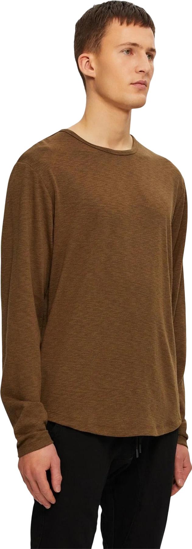 Product gallery image number 3 for product Slub Hi-Lo Long Sleeve T-Shirt - Men's