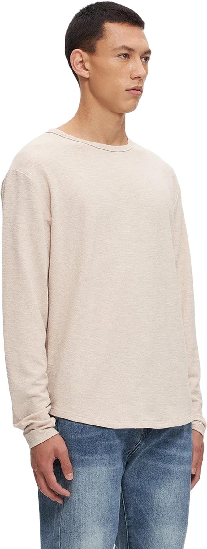 Product gallery image number 4 for product Slub Hi-Lo Long Sleeve T-Shirt - Men's