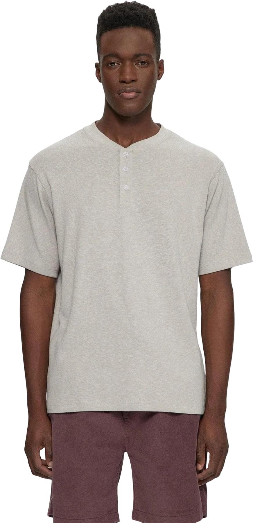 Product gallery image number 2 for product Slub Short Sleeve Henley Shirt - Men's