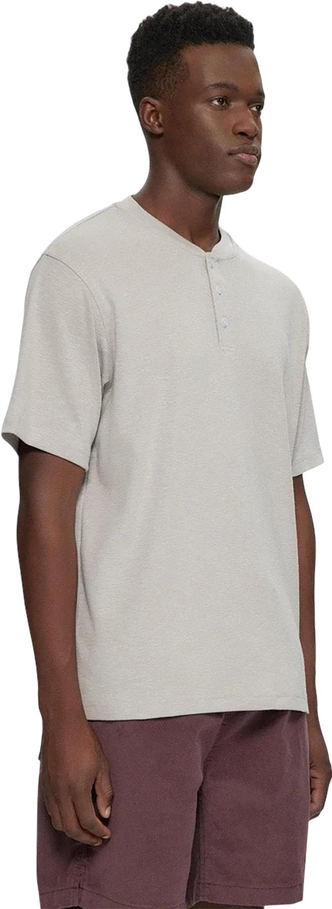 Product gallery image number 3 for product Slub Short Sleeve Henley Shirt - Men's