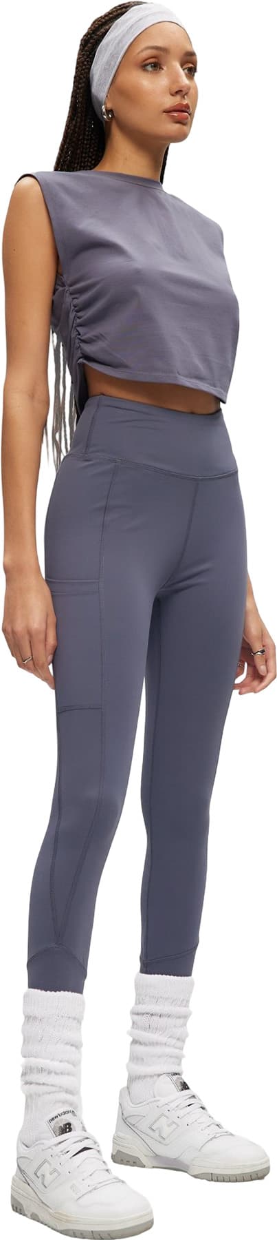 Product gallery image number 4 for product T-shirt sans manches froncé - Femme