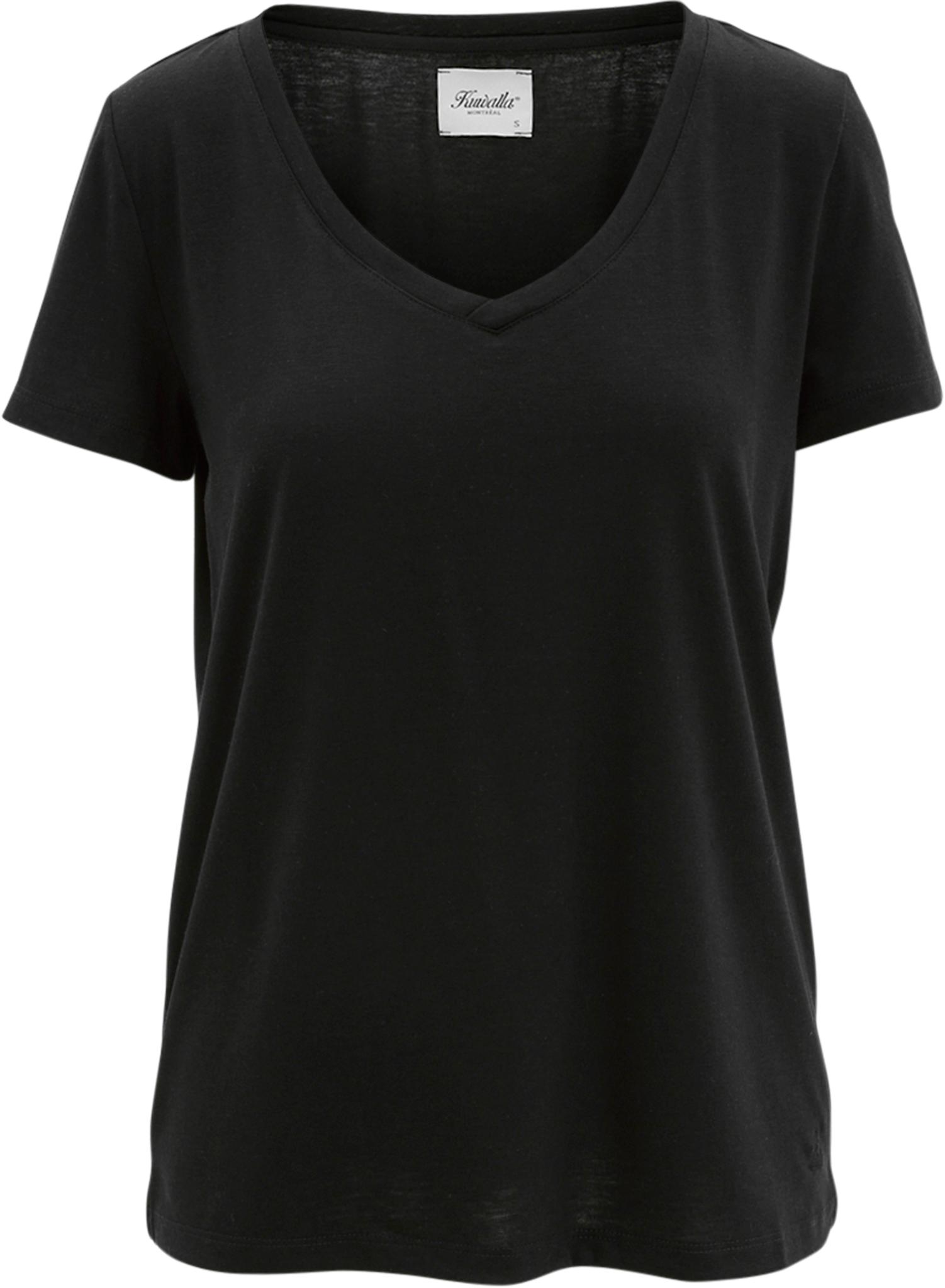 Image de produit pour T-shirt col en V essentiel - Femme