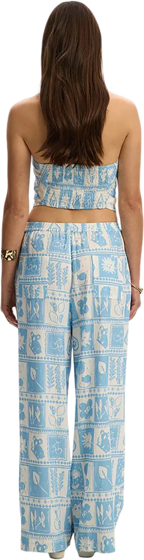 Product gallery image number 2 for product Blockprint Linen Pants - Women's