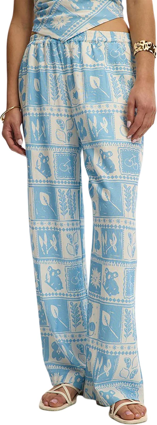 Product gallery image number 4 for product Blockprint Linen Pants - Women's