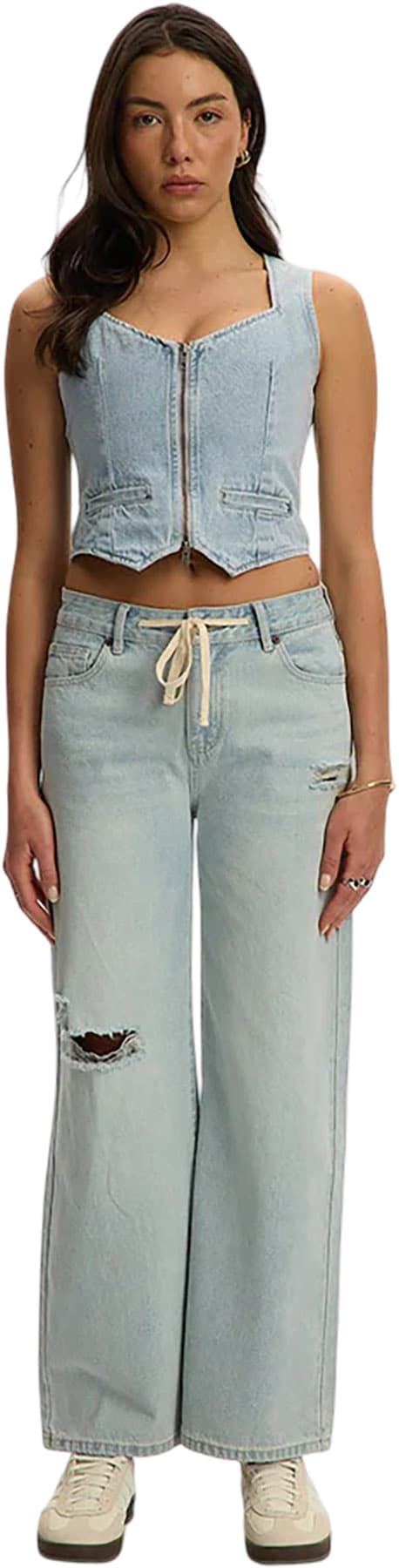 Product gallery image number 2 for product Dion Baggy Low-Rise Jeans - Women's