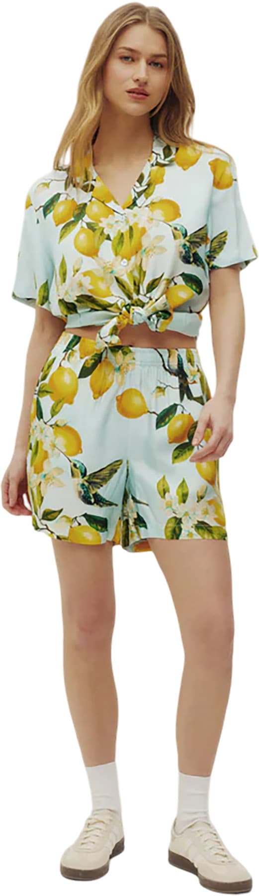 Product gallery image number 3 for product Lemon Hummingbird Shorts - Women's