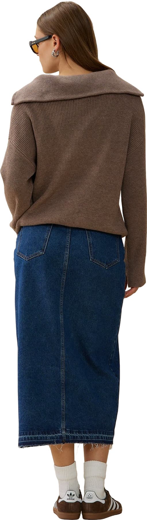 Product gallery image number 2 for product Knitted Half Zip Sweater 3.0 - Women's