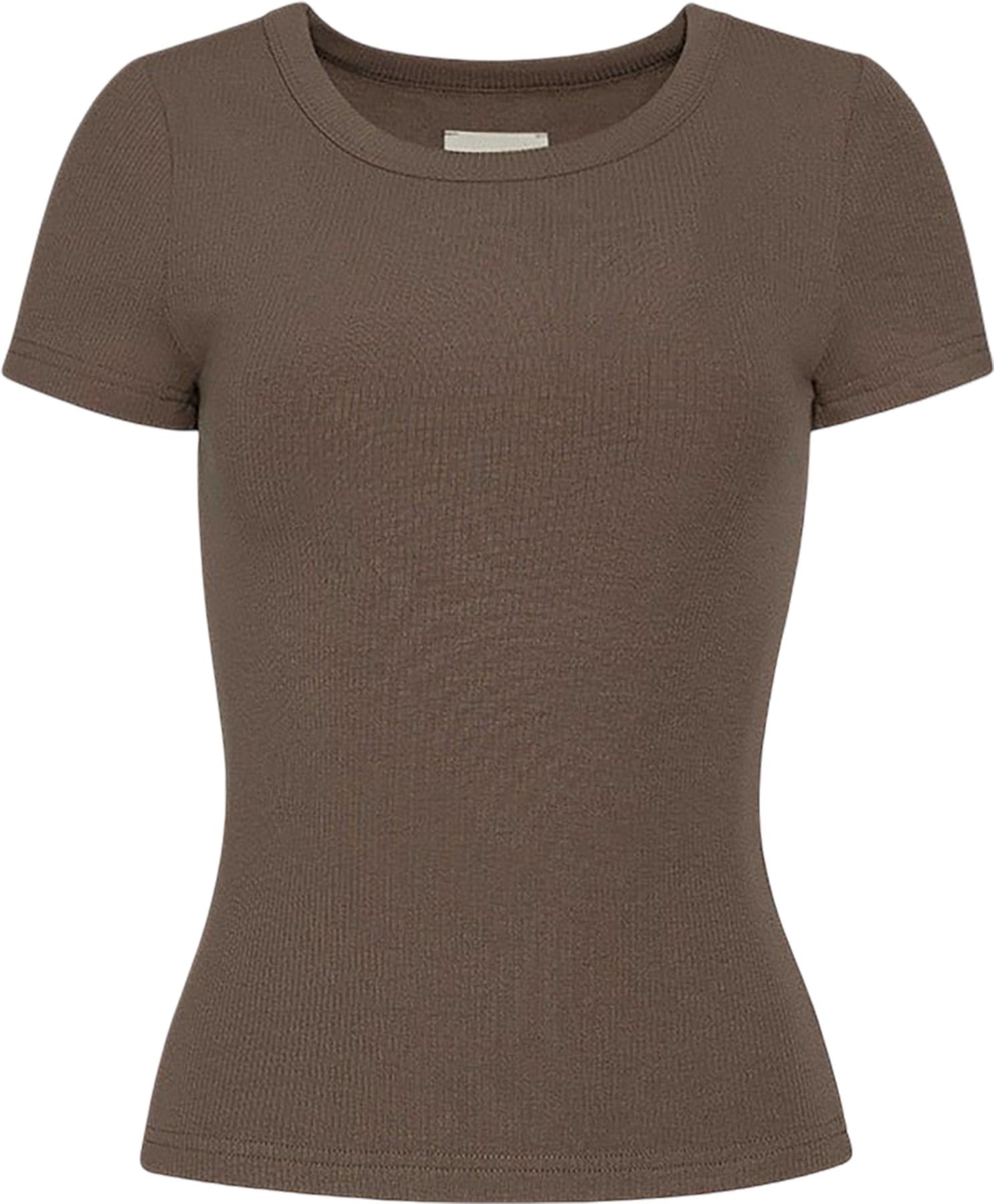 Image de produit pour T-shirt en peluche côtelé - Femme