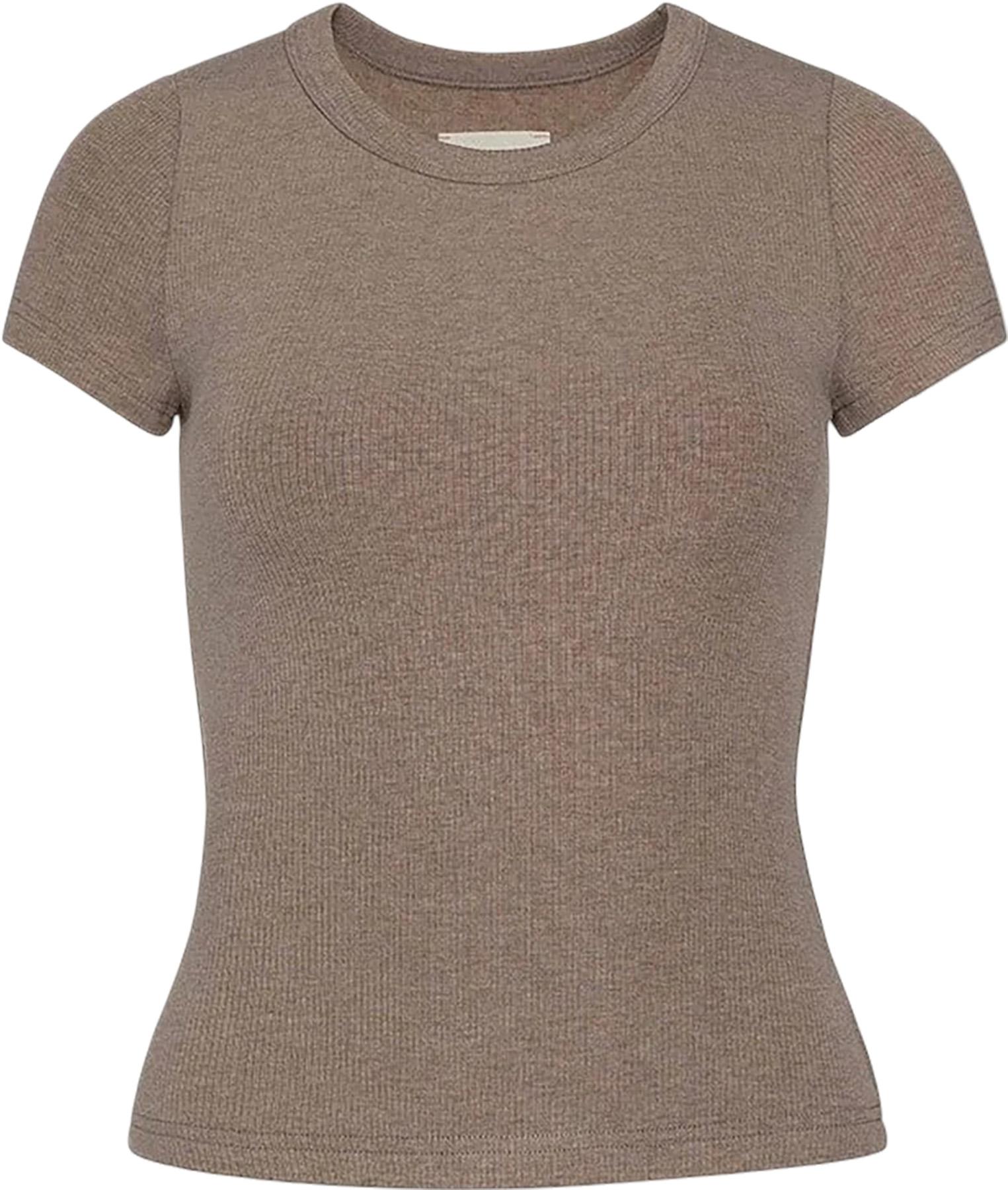 Image de produit pour T-shirt côtelé pelucheux - Femme