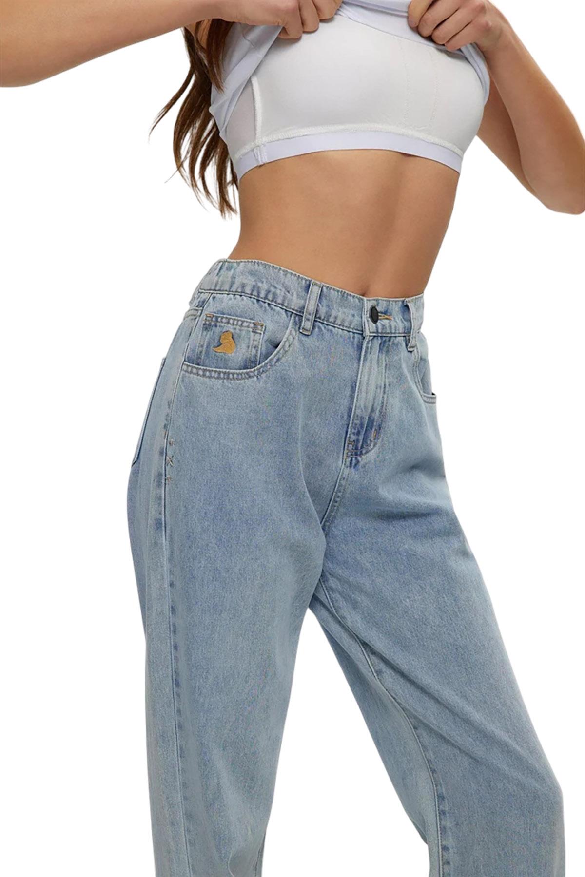 Product gallery image number 3 for product Wide Leg Denim Jeans - Women's