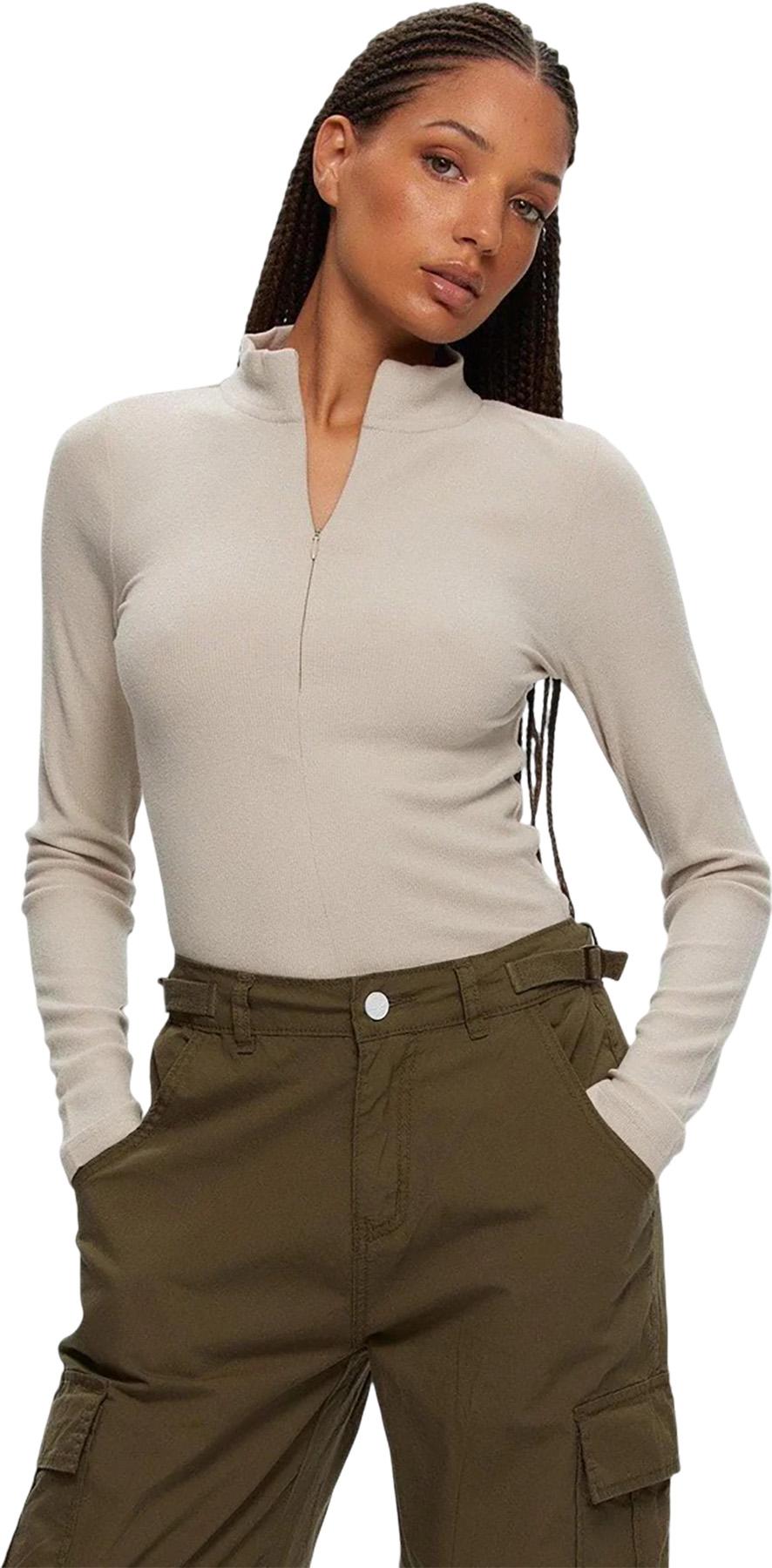 Product image for Invisible Zip Long Sleeve T-Shirt 2.0 - Women's
