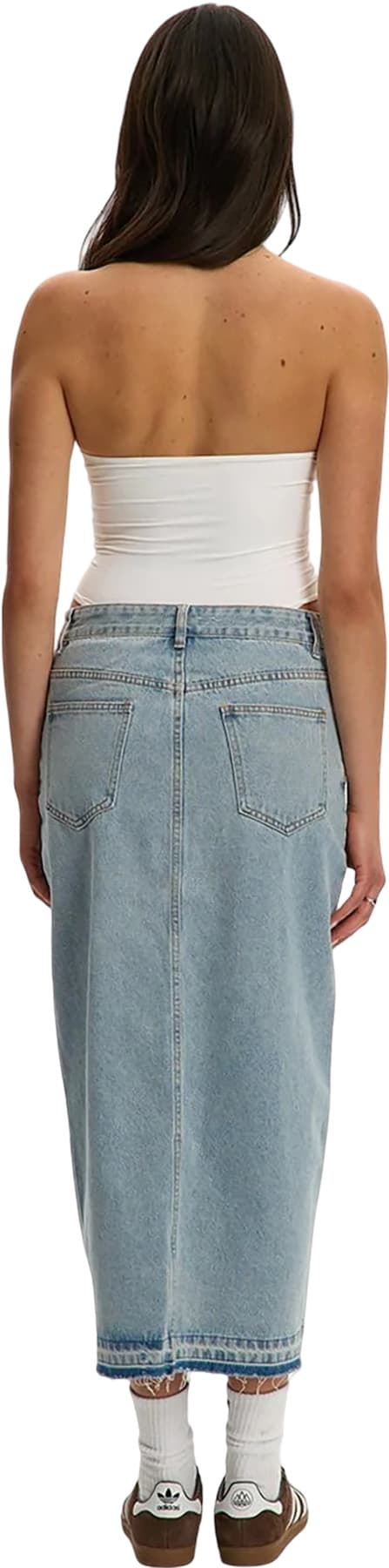 Product gallery image number 2 for product Midi Denim Skirt - Women's