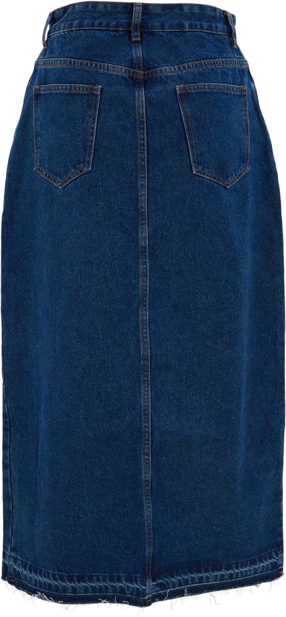 Numéro de l'image de la galerie de produits 5 pour le produit Jupe midi en denim - Femme