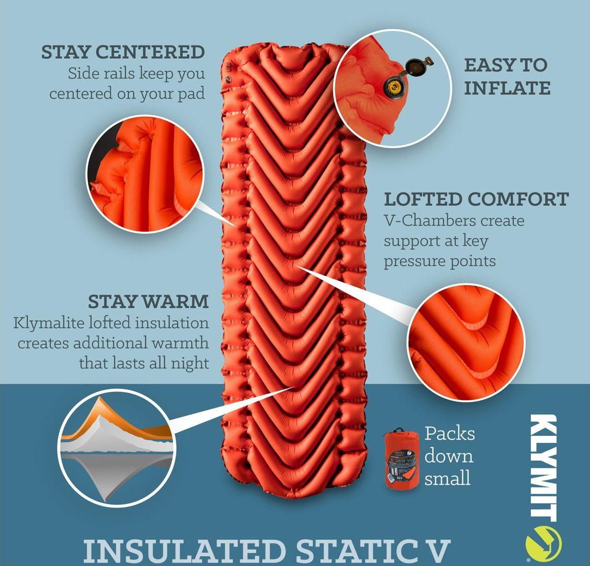 Product gallery image number 3 for product Insulated Static V Lite Sleeping Pad