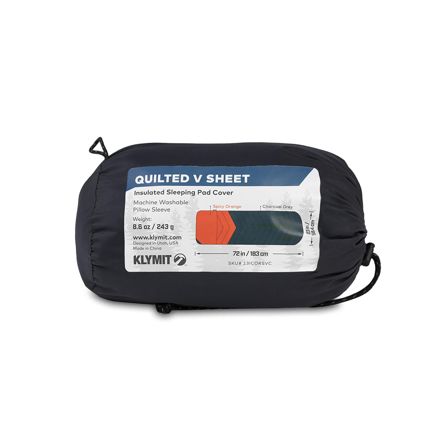 Product gallery image number 2 for product Quilted V Sheet Sleeping Pad