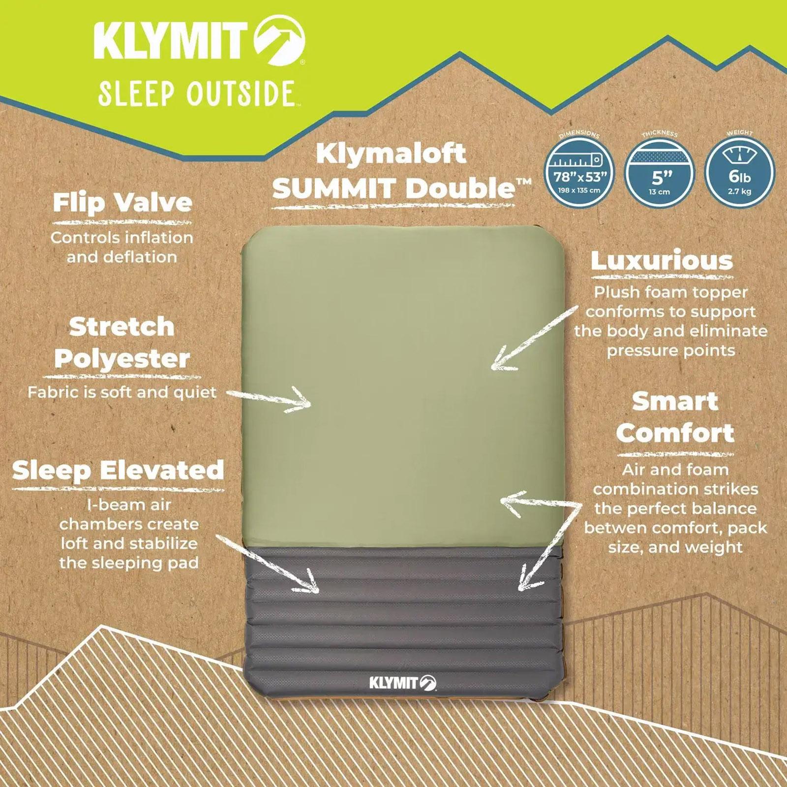 Product gallery image number 6 for product Klymaloft Summit Sleeping Pad - Double