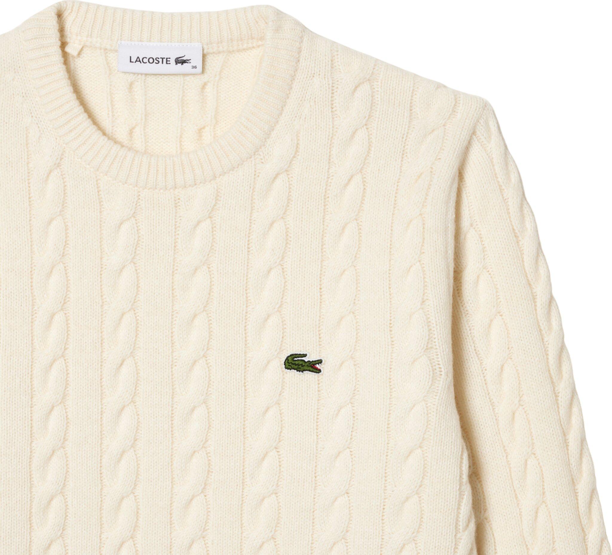 Product gallery image number 2 for product Wool and Cotton Blend Cable Knit Sweater - Women's