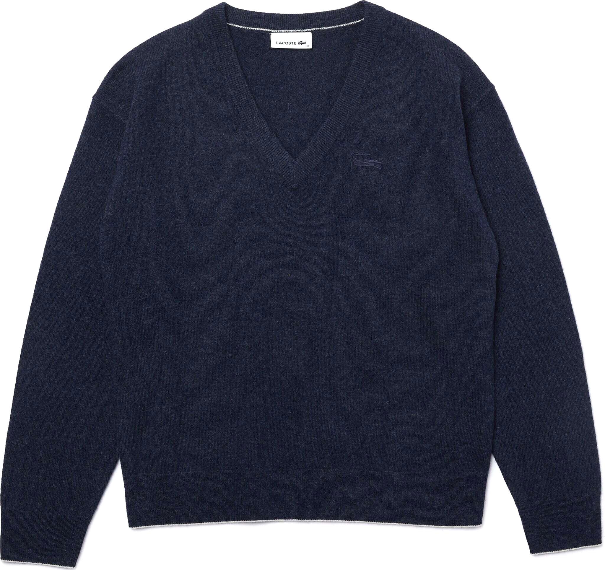Product gallery image number 1 for product Lacoste V-neck Wool Sweater - Women's