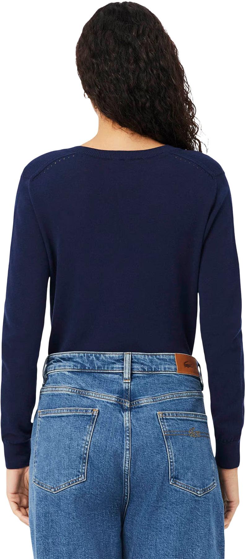 Product gallery image number 2 for product Seamless Knit V Neck Sweater - Women's