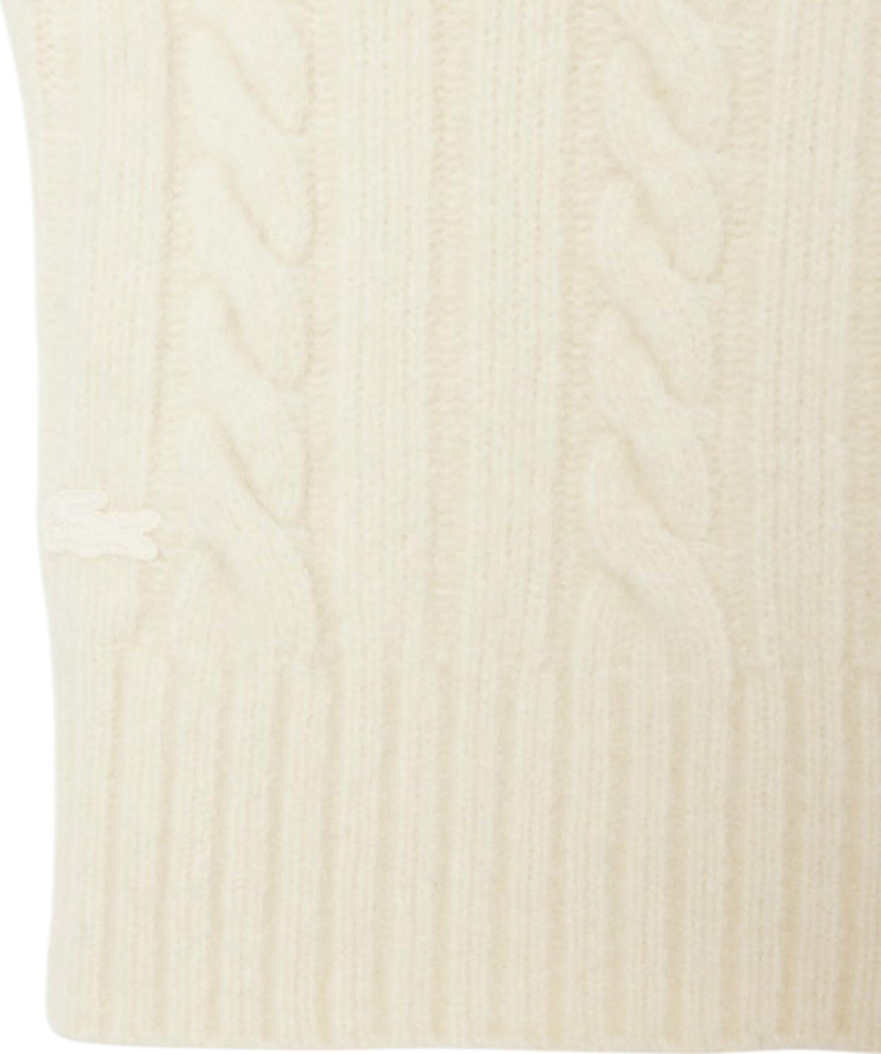 Product gallery image number 2 for product Patchwork Effect High-Neck Wool Sweater - Women's