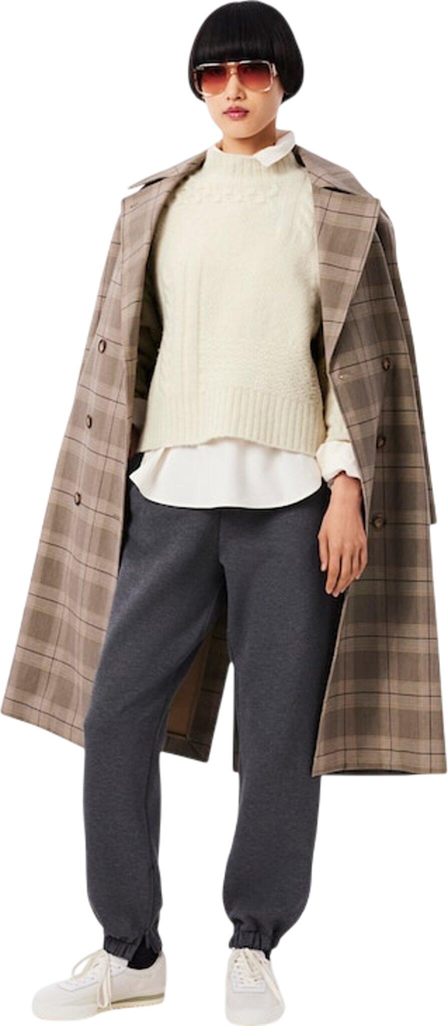 Product gallery image number 9 for product Patchwork Effect High-Neck Wool Sweater - Women's