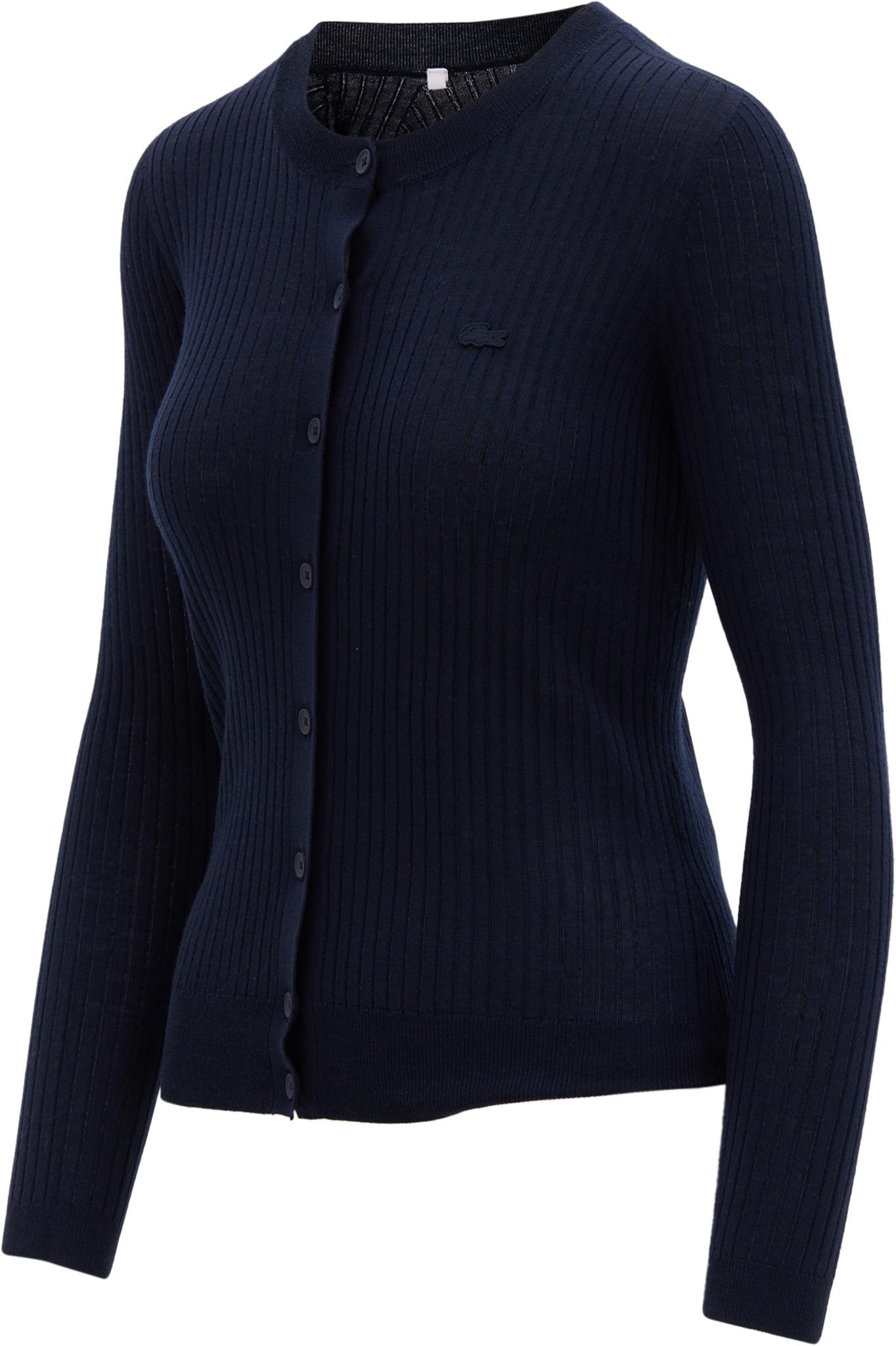 Product gallery image number 3 for product Rib Knit Merino Wool Cardigan - Women's