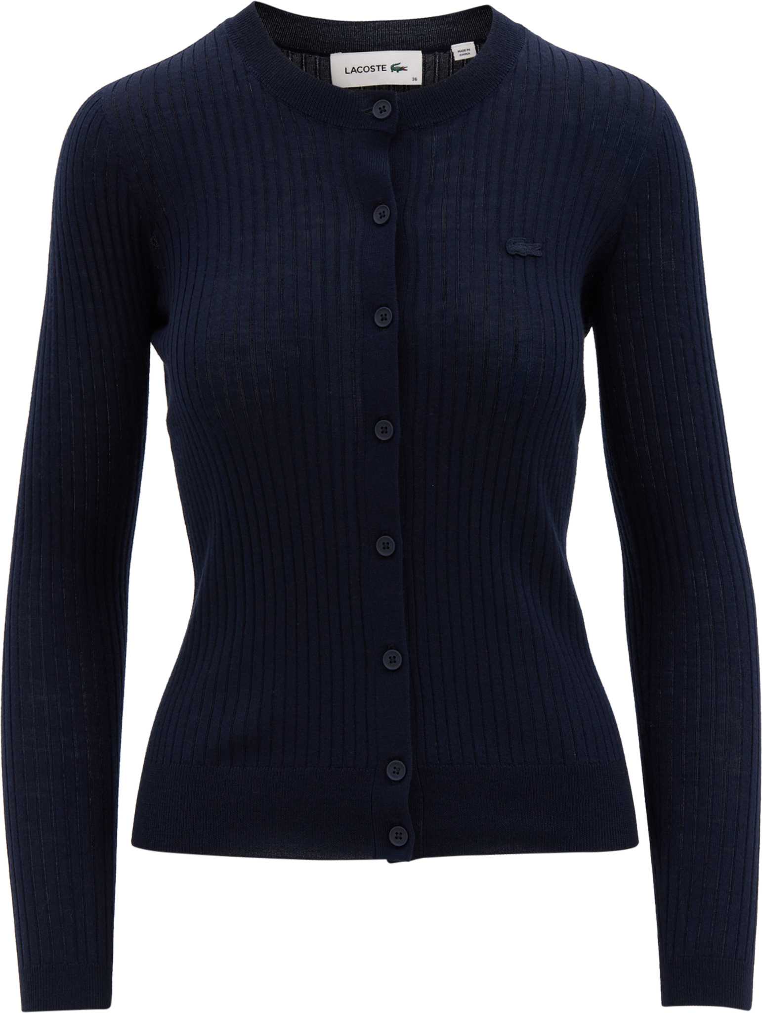 Product image for Rib Knit Merino Wool Cardigan - Women's
