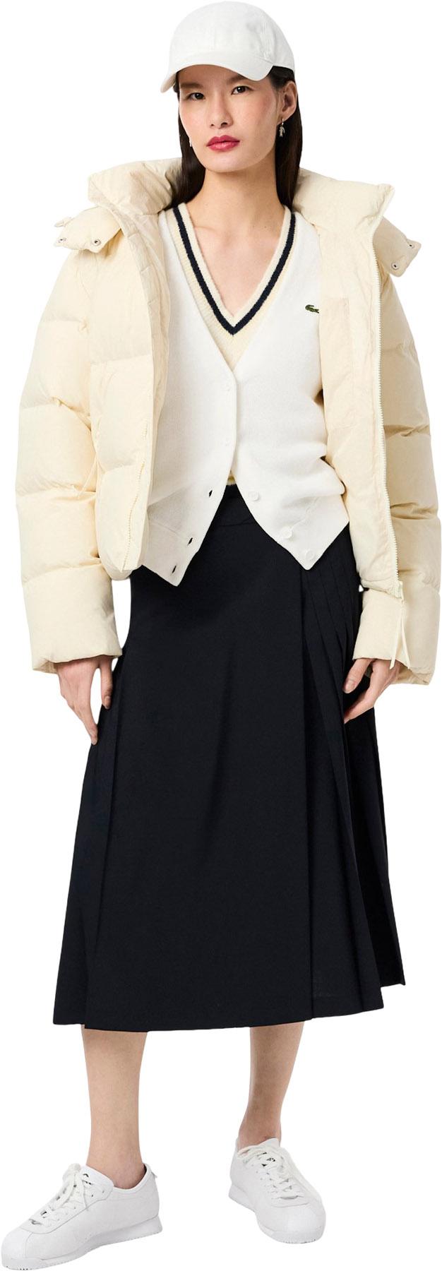 Product gallery image number 3 for product Moss Stitch V Neck Cotton Cardigan - Women's