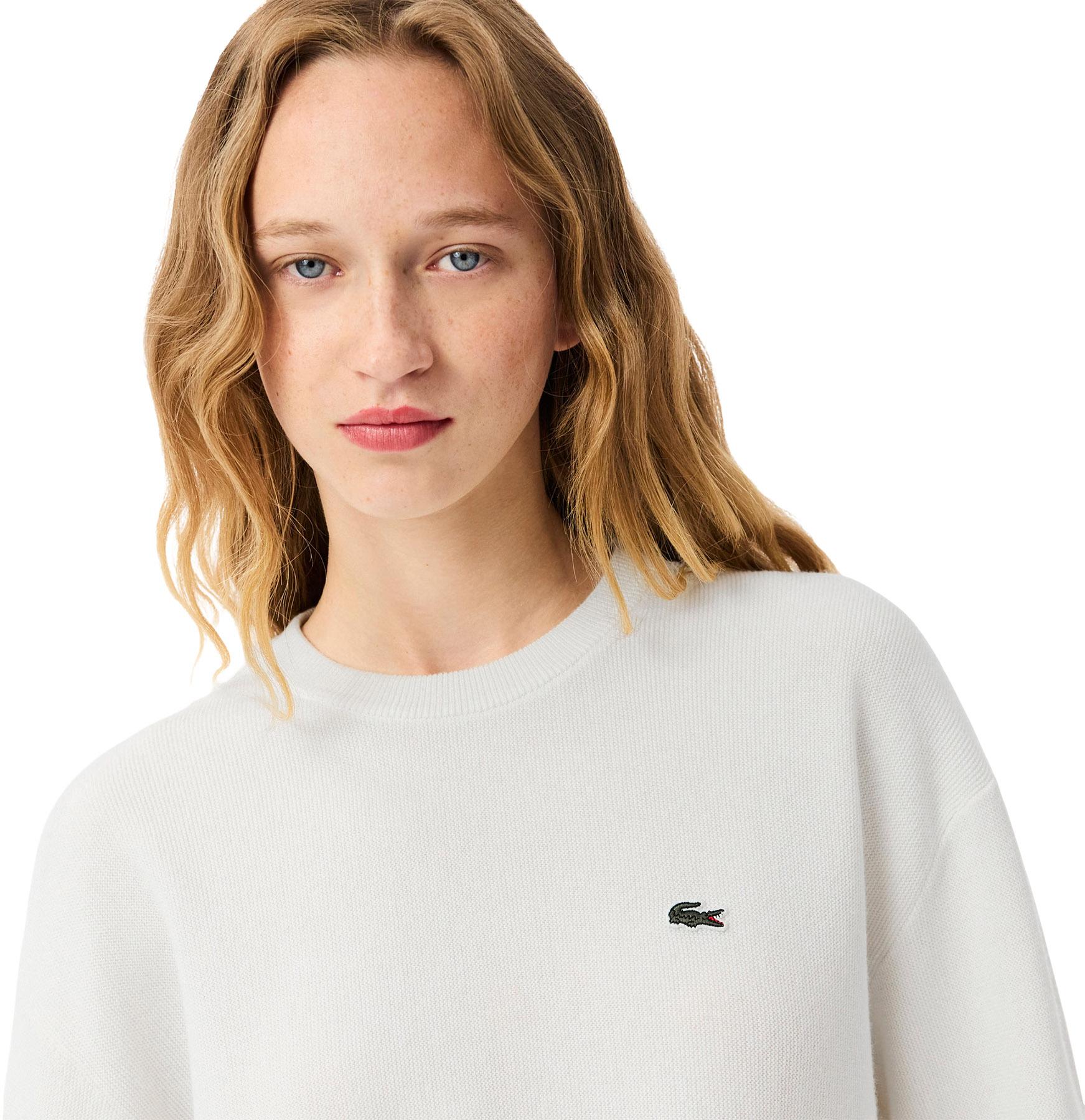 Numéro de l'image de la galerie de produits 3 pour le produit Chandail à col rond en coton coupe décontractée - Femme