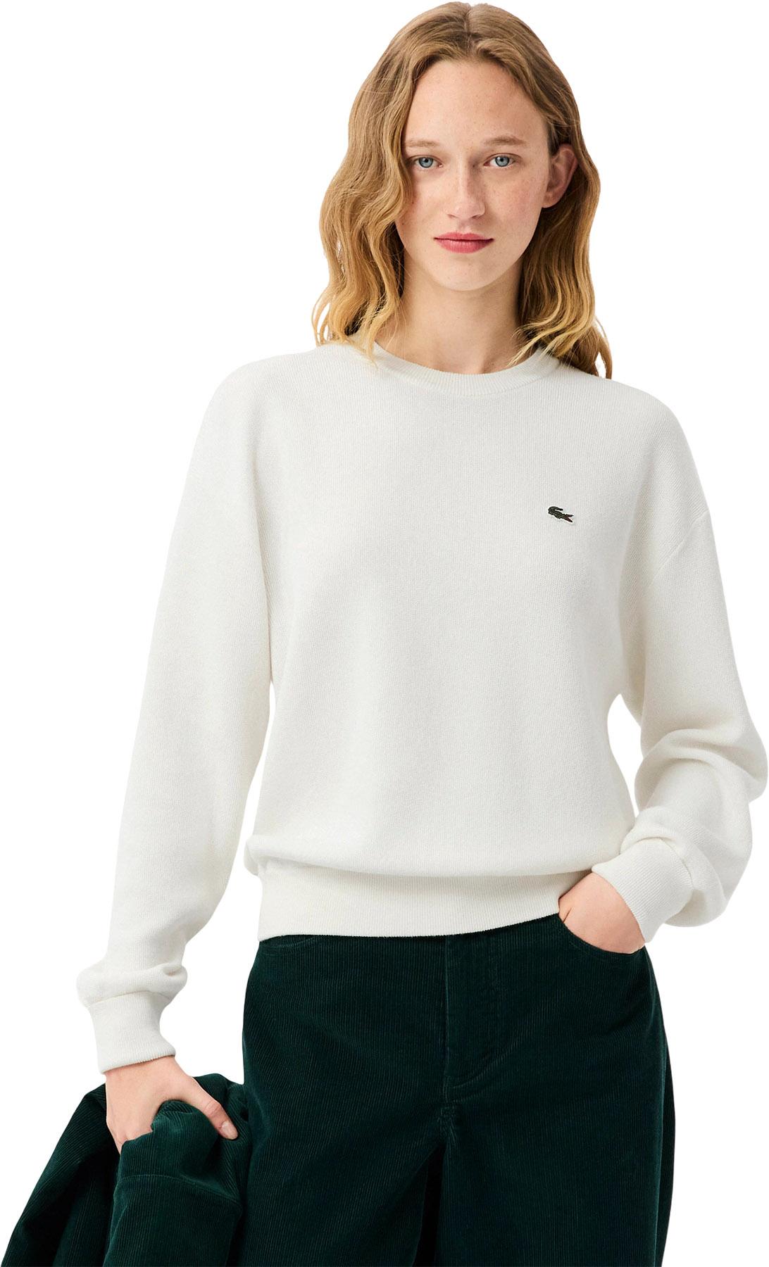 Numéro de l'image de la galerie de produits 4 pour le produit Chandail à col rond en coton coupe décontractée - Femme