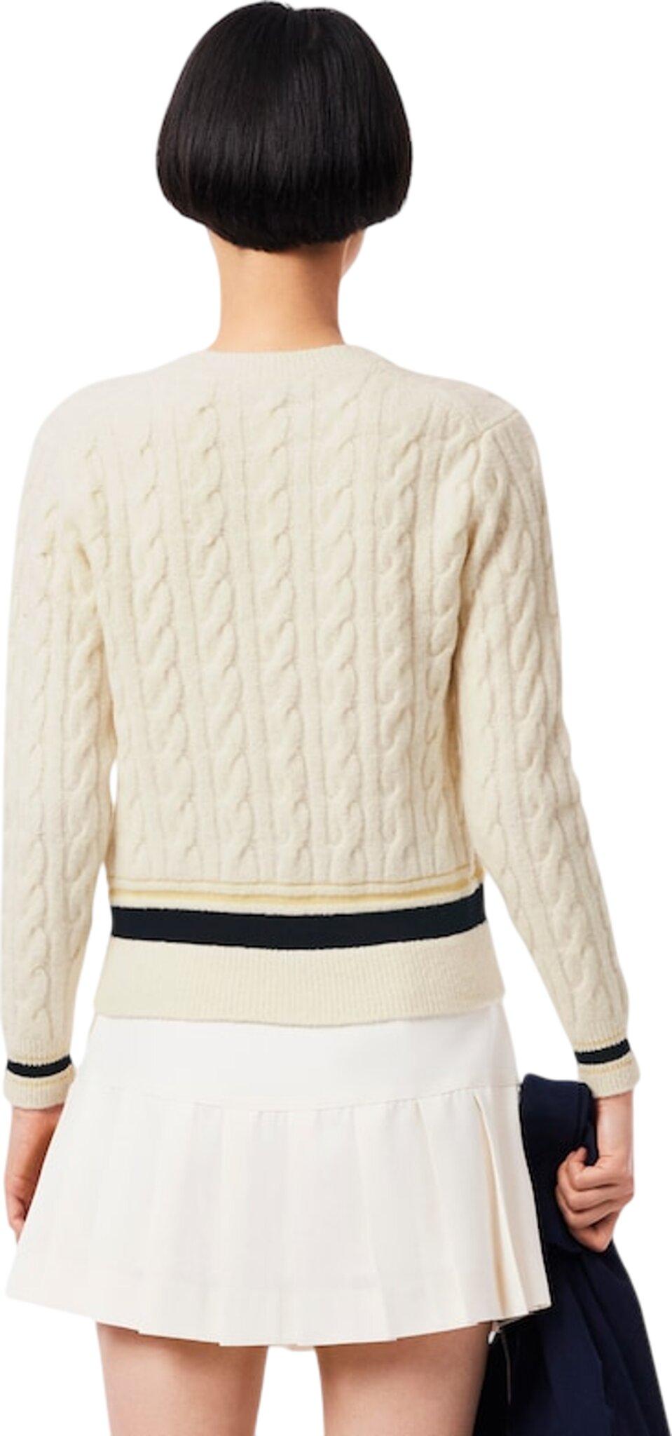 Product gallery image number 4 for product Cable Knit Wool Sweater - Women's