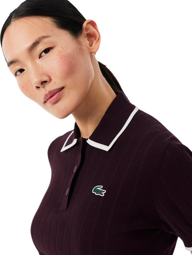 Product gallery image number 5 for product Short Sleeve Polo Collar Golf Sweater - Women's