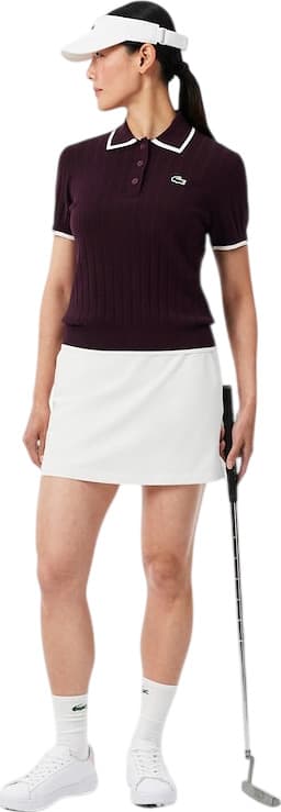 Product gallery image number 3 for product Short Sleeve Polo Collar Golf Sweater - Women's