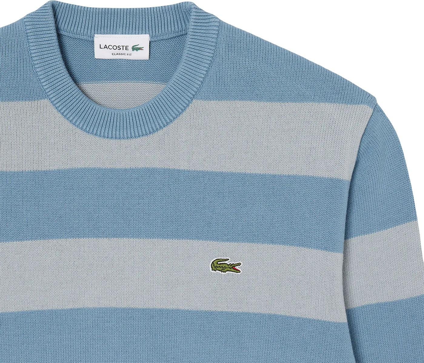Numéro de l'image de la galerie de produits 2 pour le produit Chandail marin rayé à col rond en coton - Homme