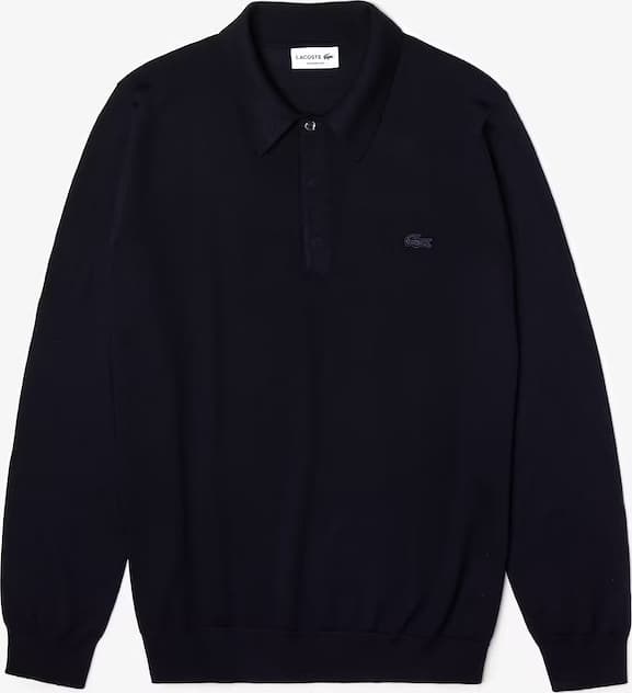 Product gallery image number 1 for product Polo Collar Merino Wool Sweater - Men's