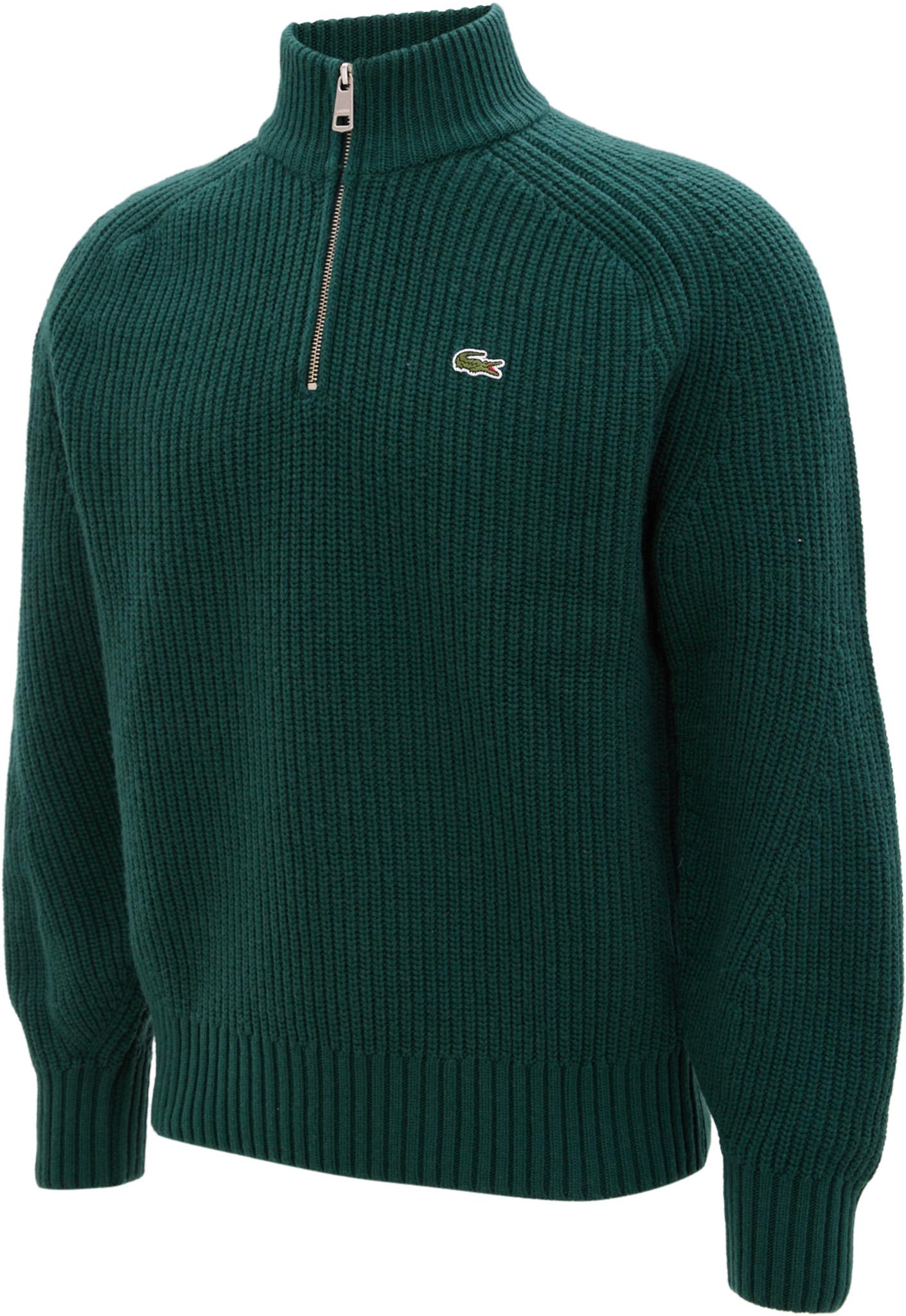 Product gallery image number 2 for product Zip-Up High-Neck Wool Sweater - Men's