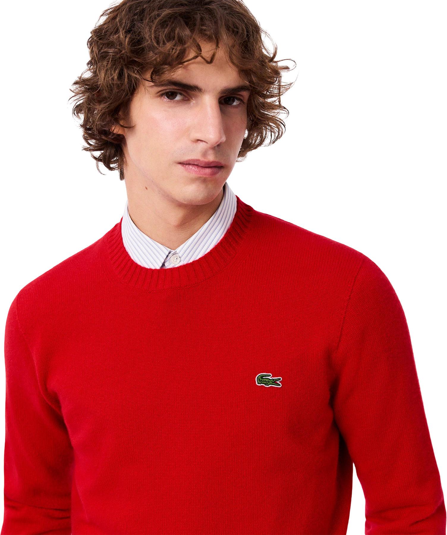 Product gallery image number 4 for product 3D Knit Cashmere Crew Neck Sweater - Men's