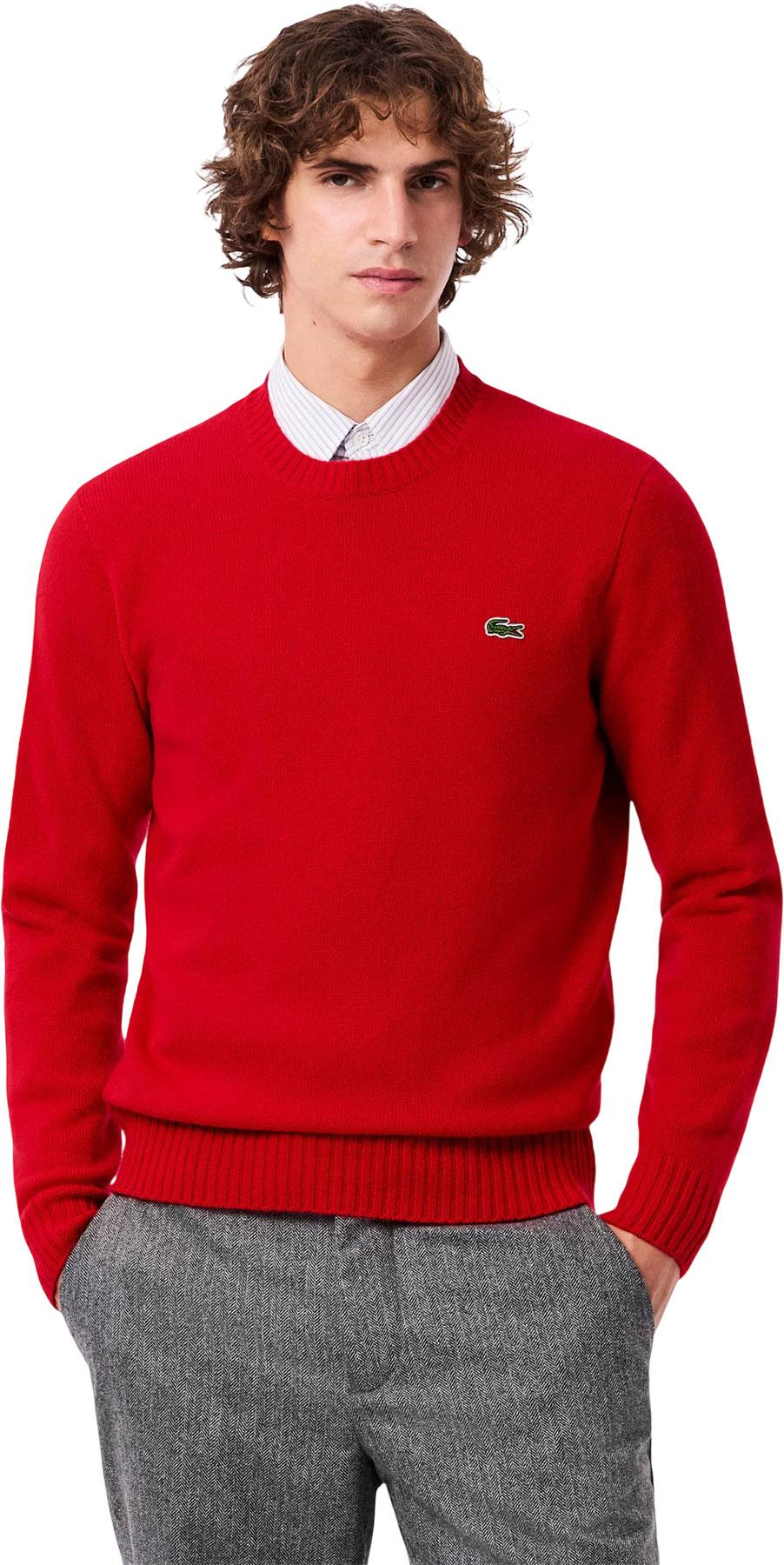 Product gallery image number 3 for product 3D Knit Cashmere Crew Neck Sweater - Men's