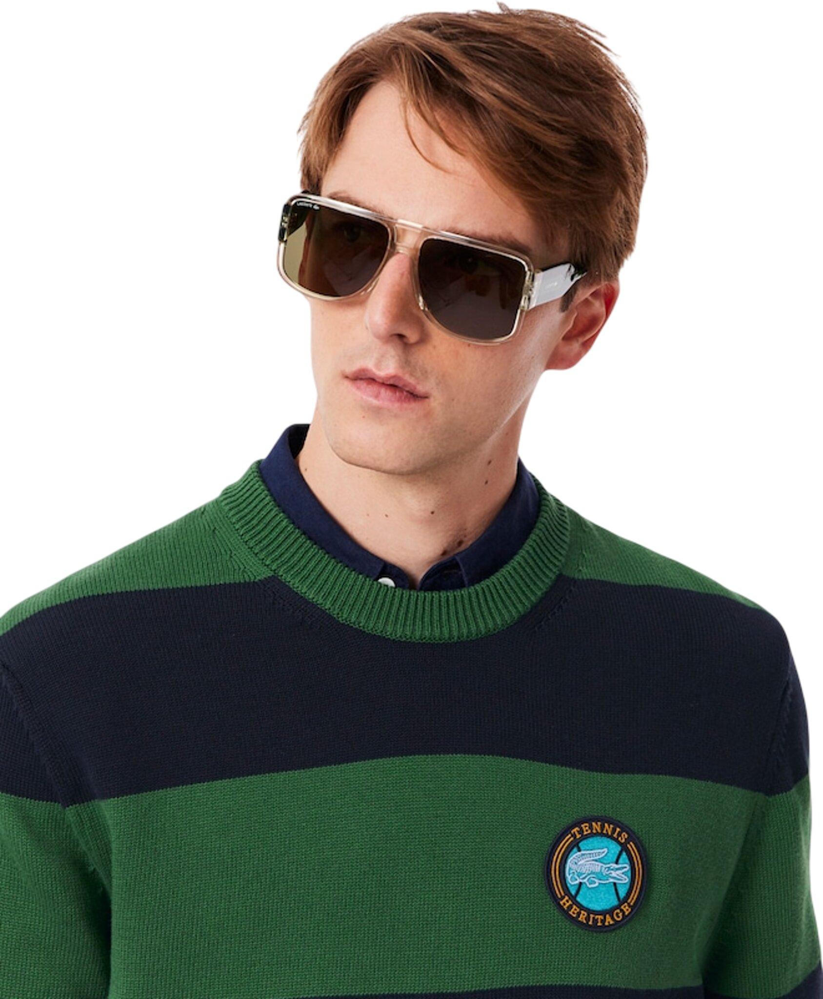 Product gallery image number 4 for product Striped Cotton Jersey Sweater - Men's