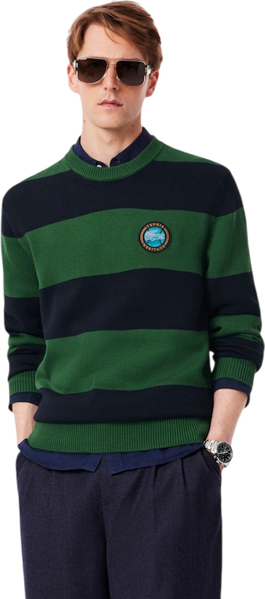 Product gallery image number 2 for product Striped Cotton Jersey Sweater - Men's