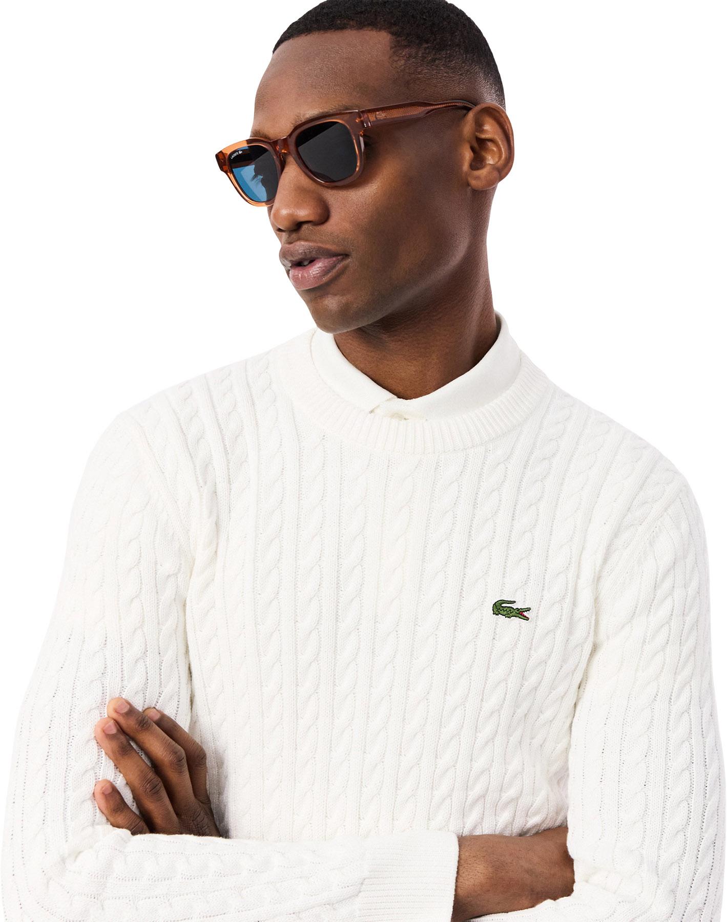 Product gallery image number 3 for product Cable Knit Cotton Sweater - Men's