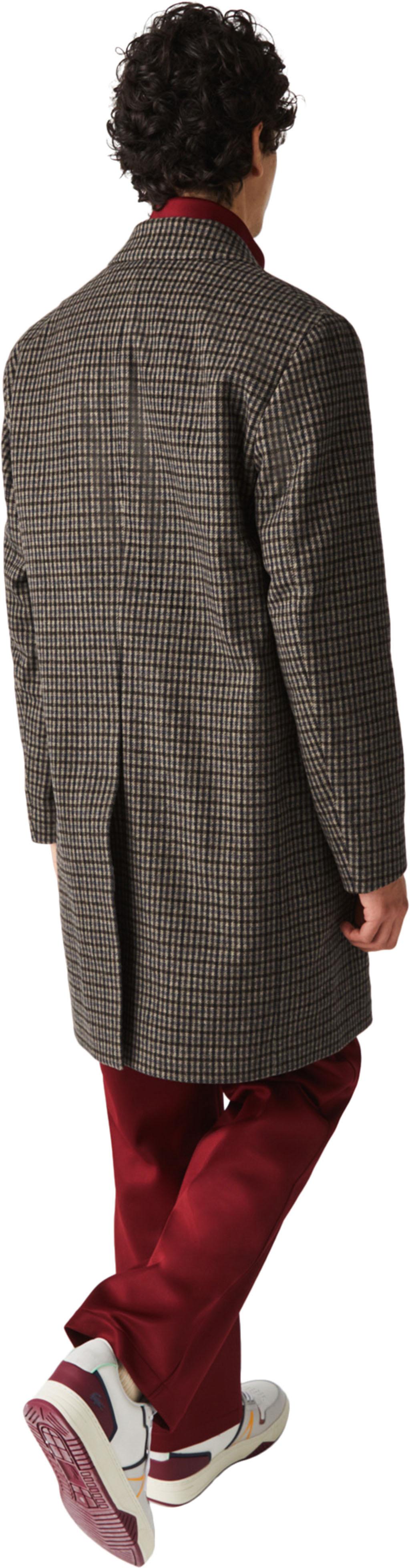 Numéro de l'image de la galerie de produits 3 pour le produit Manteau Chesterfield en laine à carreaux - Homme