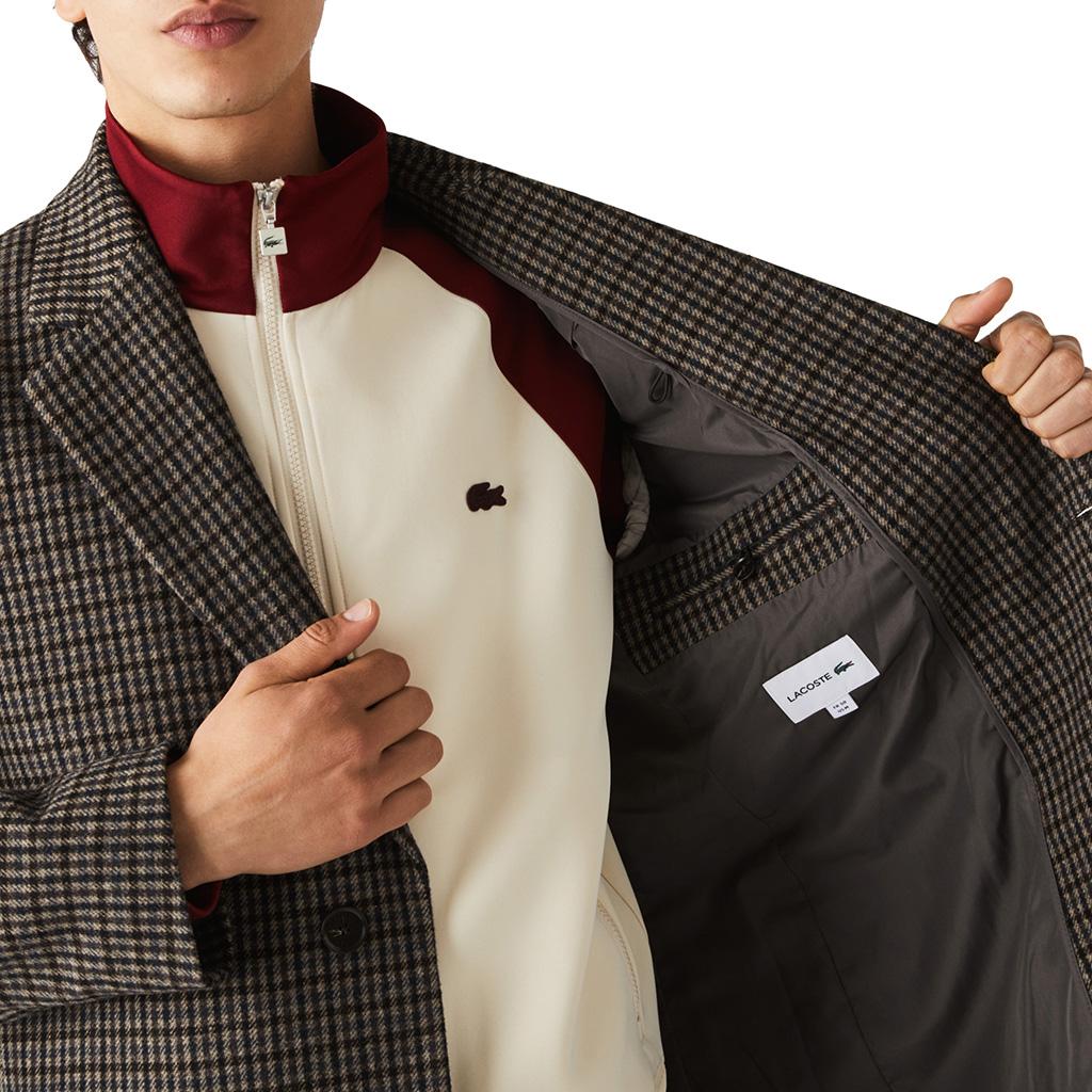 Numéro de l'image de la galerie de produits 4 pour le produit Manteau Chesterfield en laine à carreaux - Homme