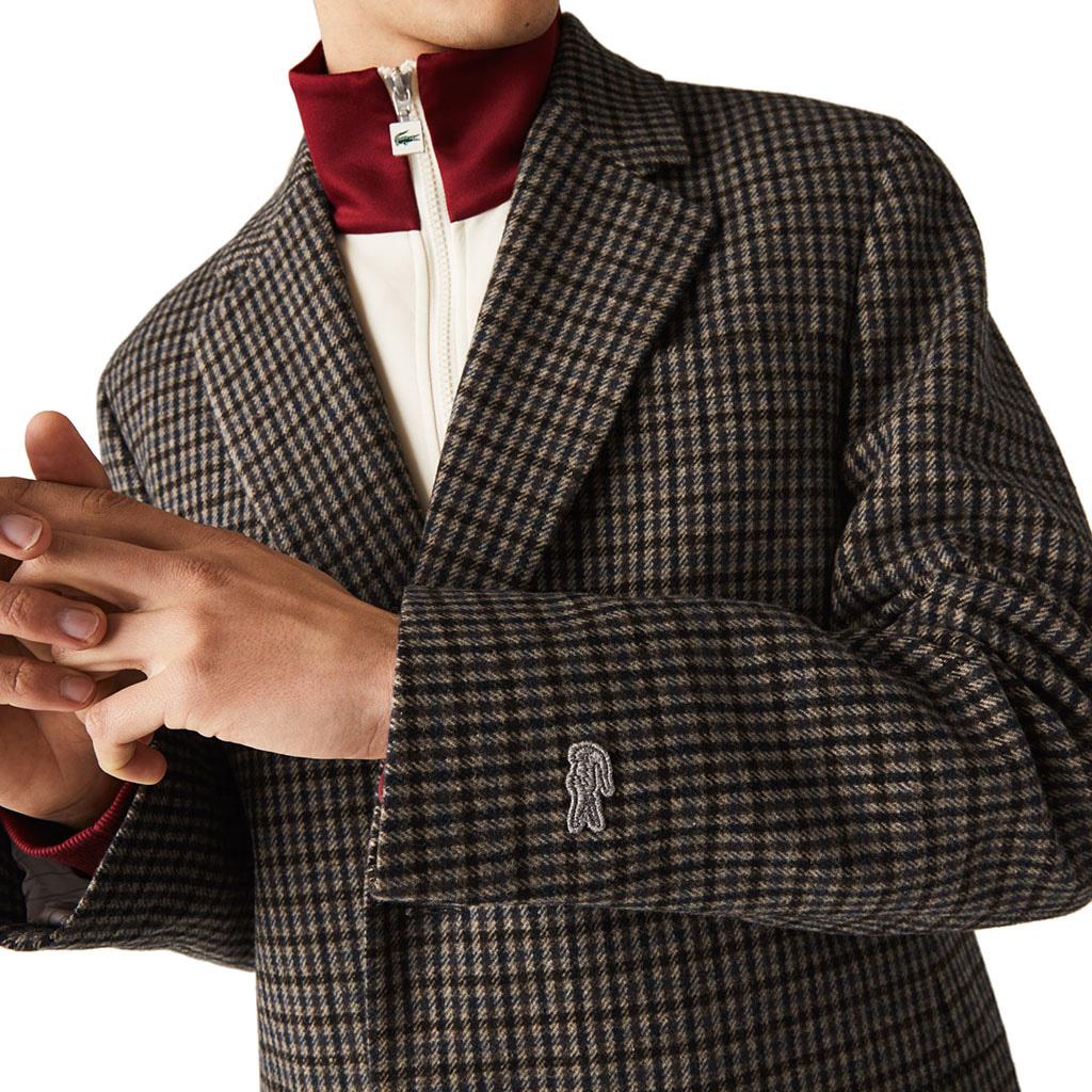 Numéro de l'image de la galerie de produits 5 pour le produit Manteau Chesterfield en laine à carreaux - Homme