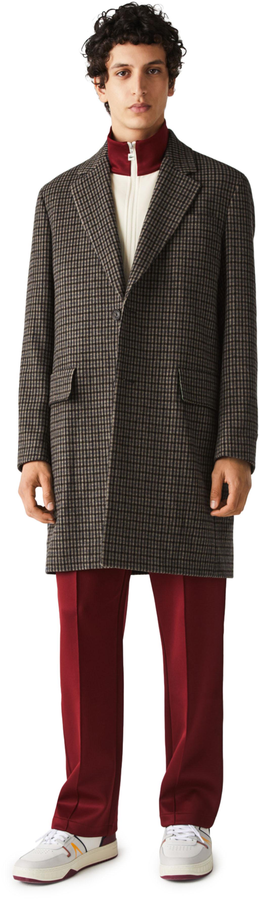 Numéro de l'image de la galerie de produits 6 pour le produit Manteau Chesterfield en laine à carreaux - Homme