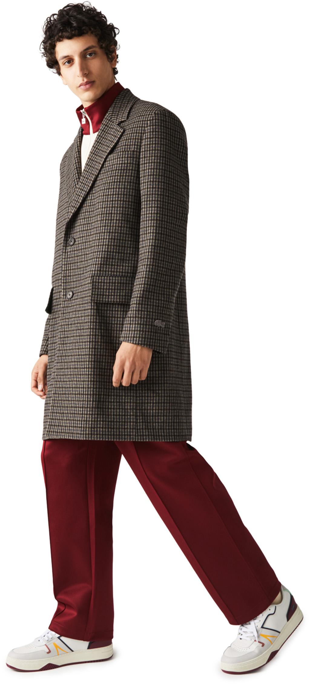 Numéro de l'image de la galerie de produits 8 pour le produit Manteau Chesterfield en laine à carreaux - Homme