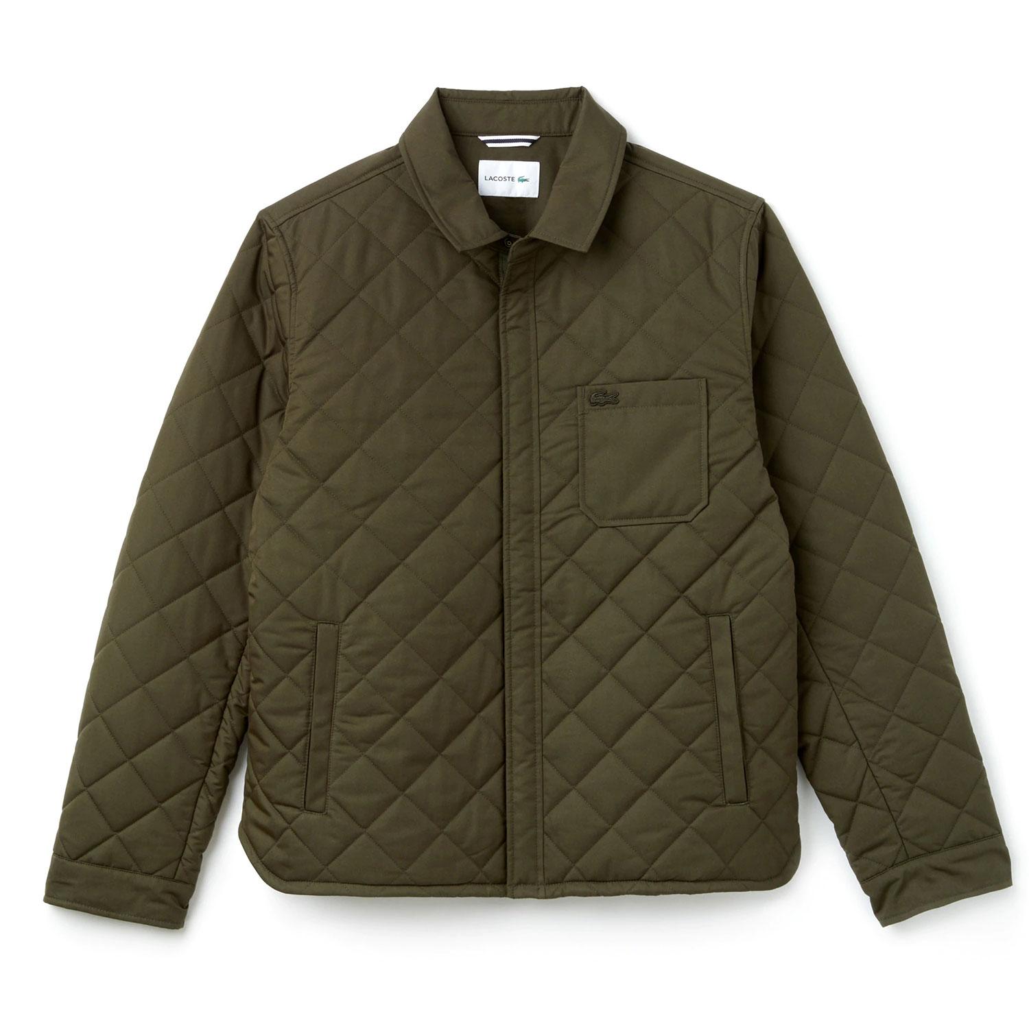 Product gallery image number 1 for product Texturized Cotton Short Quilted Jacket - Men's