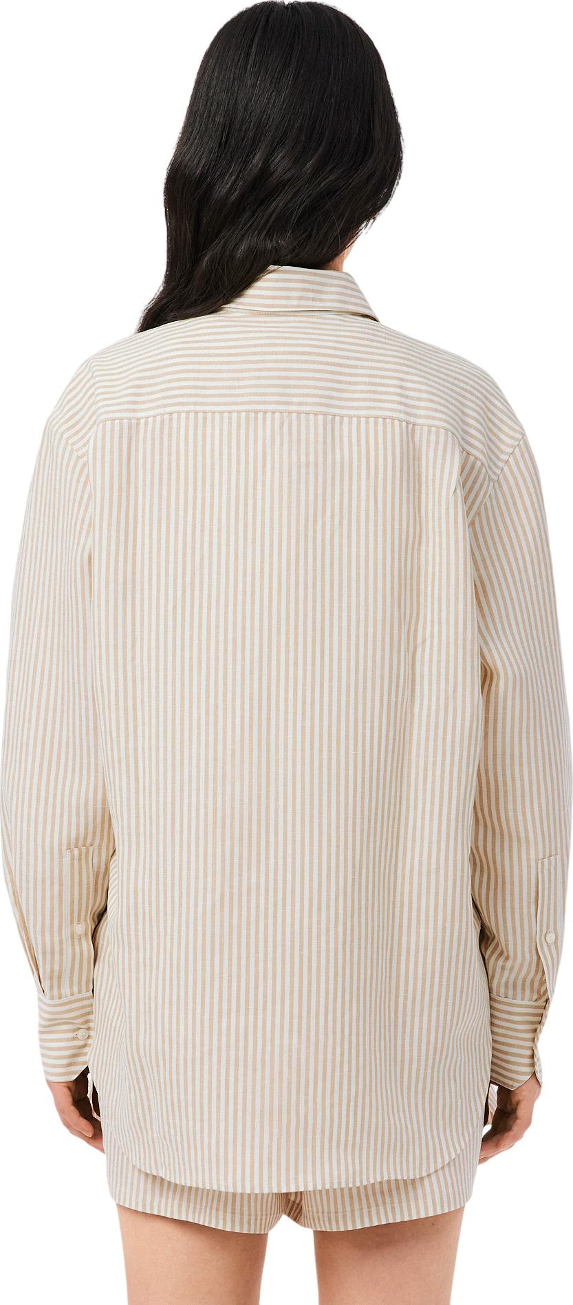 Product gallery image number 7 for product Chemise surdimensionné en mélange de lin - Femme