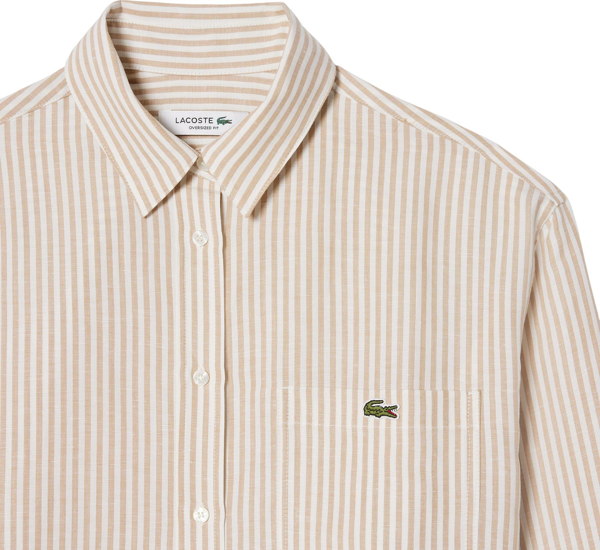 Product gallery image number 5 for product Chemise surdimensionné en mélange de lin - Femme