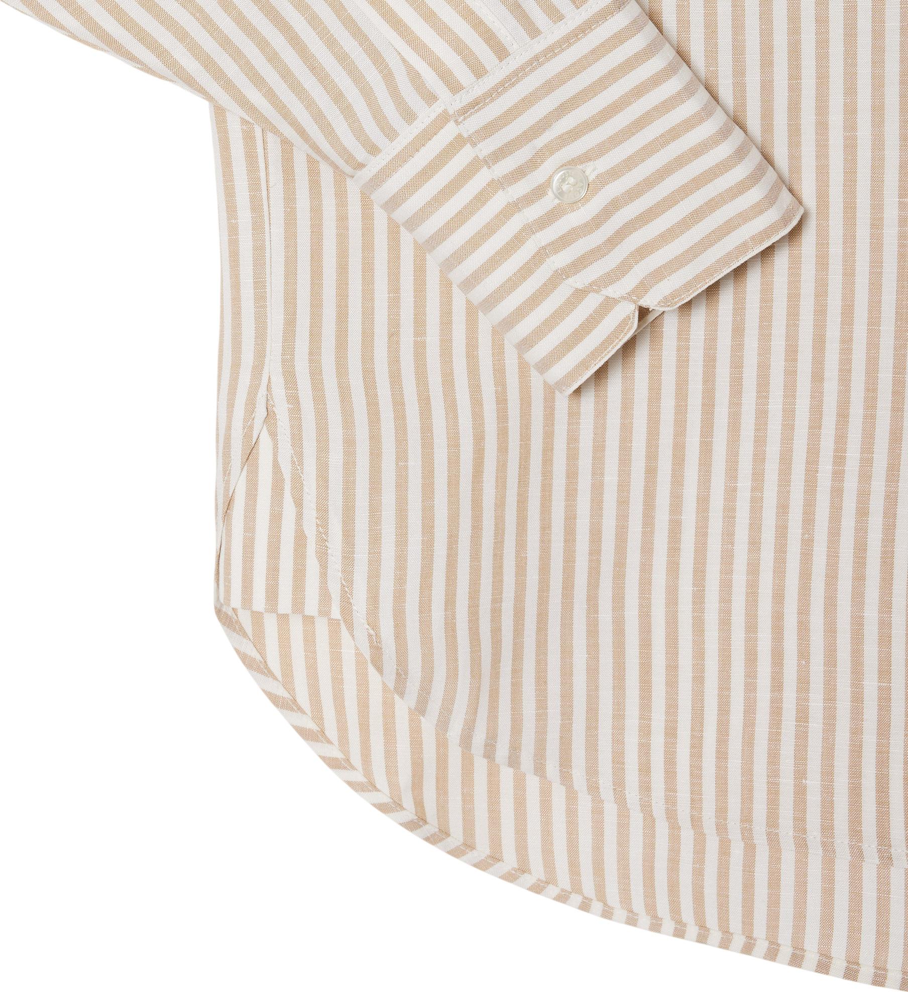 Product gallery image number 2 for product Chemise surdimensionné en mélange de lin - Femme